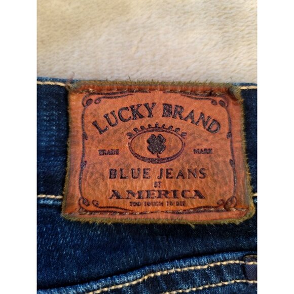 Lucky Brand Sofia Skinny Blue Jeans 6/28 Dark Wash Quality Denim Classic Style - Picture 4 of 10